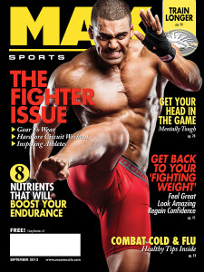 New Max Sports & Fitness Magazine Cover featuring Marcus Johnson