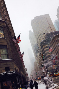 Snow Storm in New York