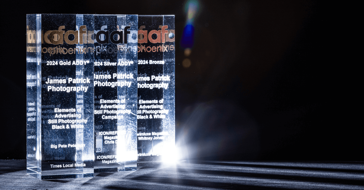 James Patrick Photography Clinches Three ADDY Awards at the 2024 American Advertising Awards