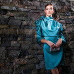 Dramatic fashion editorial portrait created in Phoenix, Arizona.